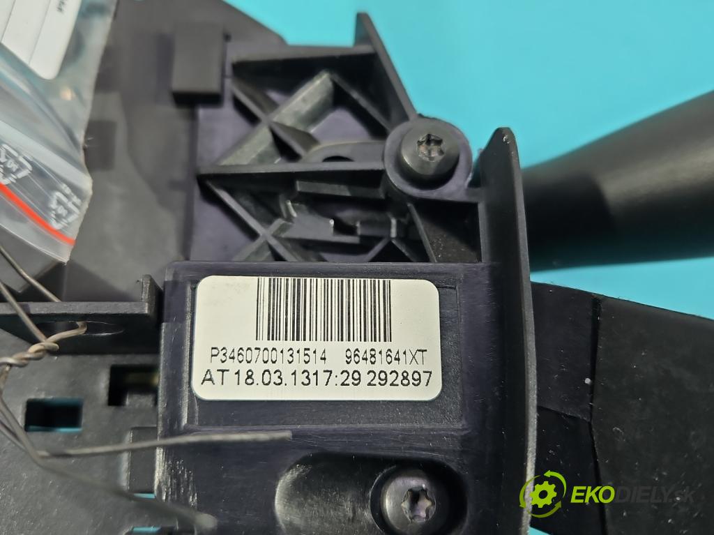 Citroen C5 II 2008-2017 1.6 hdi 114 HP automatic 84 kW 1560 cm3 4- prepínač komplex: 96591774XT (Prepínacie páčky pod volantom)