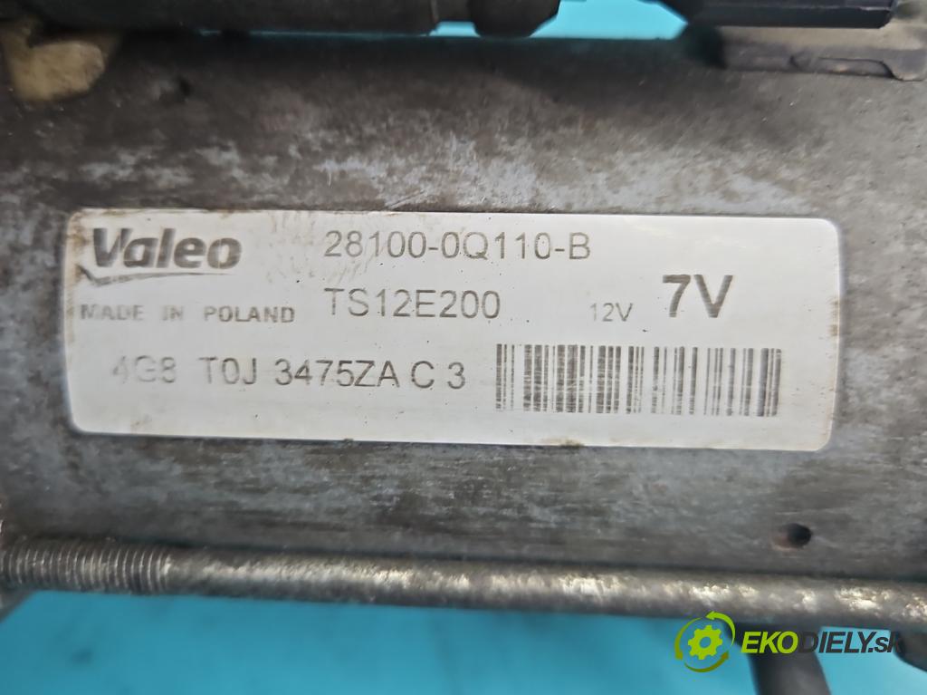 Toyota Aygo II 2014-2022 1.0 vvti 72 hp manual 53 kW 998 cm3 5- startér: TS12E200 (Startér)