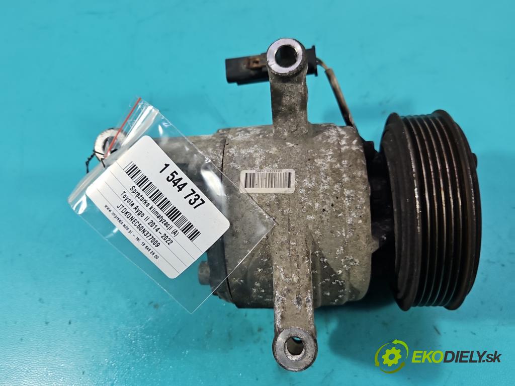 Toyota Aygo II 2014-2022 1.0 vvti 72 hp manual 53 kW 998 cm3 5- Kompresor: klíma 88310-YV010-D (Kompresor klimatizace)