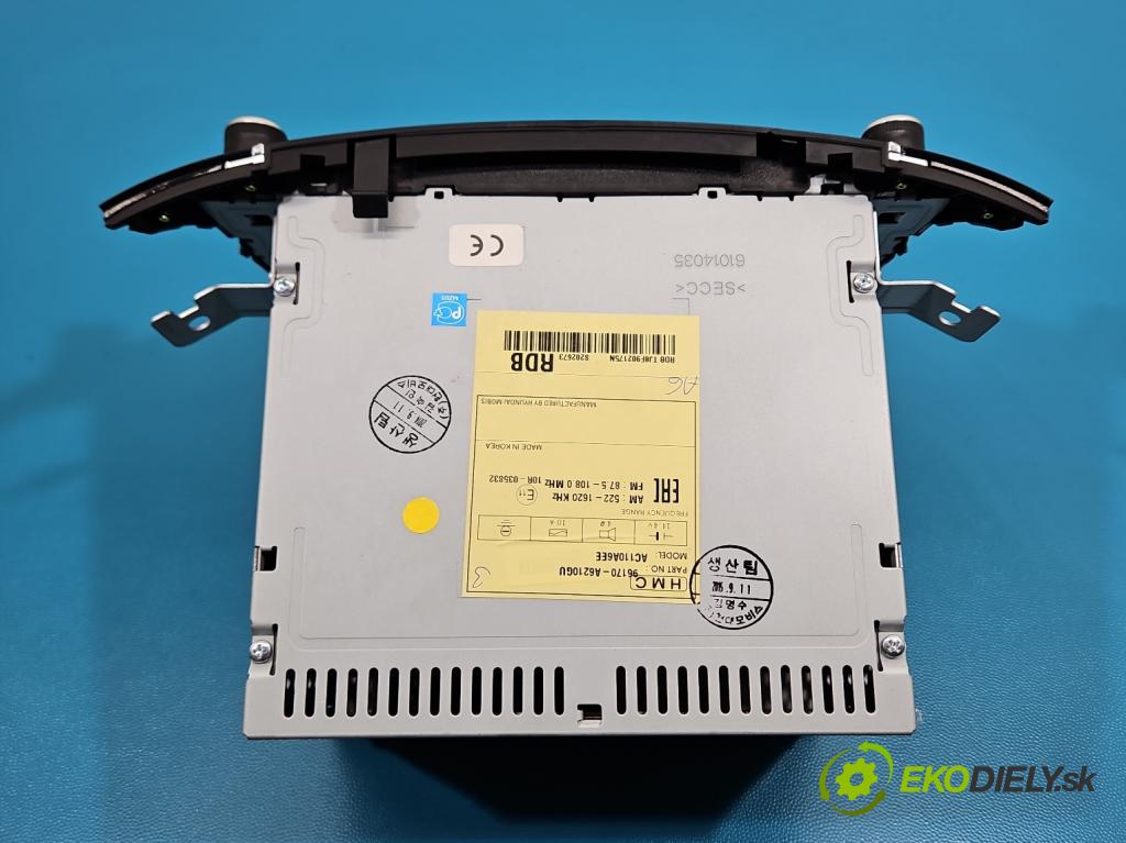 Hyundai I30 II 2012-2016 1.6 crdi 110 HP manual 81 kW 1582 cm3 5- Radio originál 96170-A6210GU