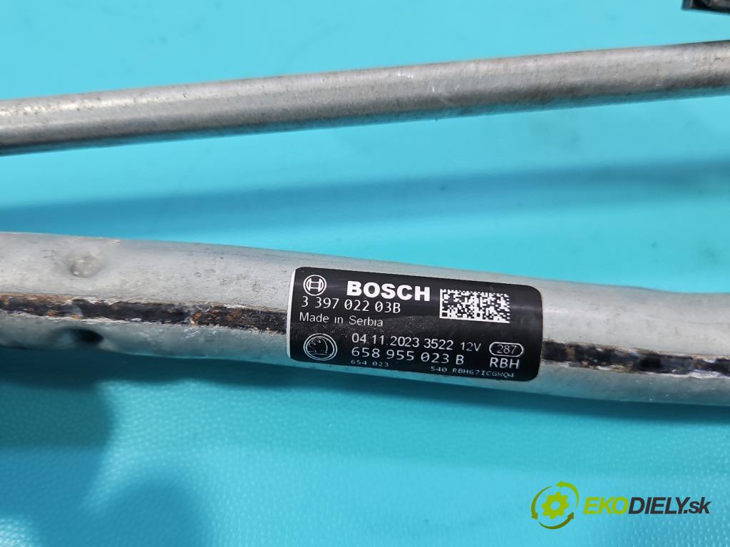 Skoda Kamiq 1.0 TSI 110 HP automatic 81 kW 999 cm3 5- mechanizmus stieračov 658955023B