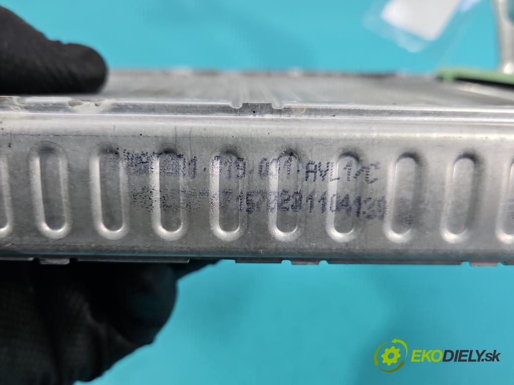 Skoda Kamiq 1.0 TSI 110 hp automatic 81 kW 999 cm3 5- radiátor 2Q1819031 (Radiátor topení)