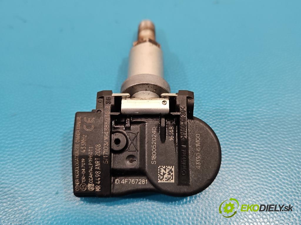 Suzuki Vitara II 2015- 1.6 16V 120 HP manual 88 kW 1586 cm3 5- snímač tlak: pneumatika 43130-61M00 (Snímač tlaku v pneumatike)