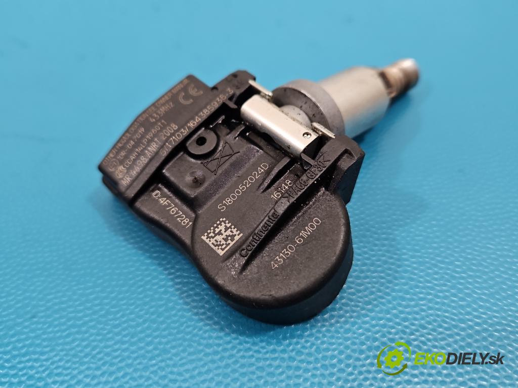 Suzuki Vitara II 2015- 1.6 16V 120 HP manual 88 kW 1586 cm3 5- snímač tlak: pneumatika 43130-61M00 (Snímač tlaku v pneumatike)