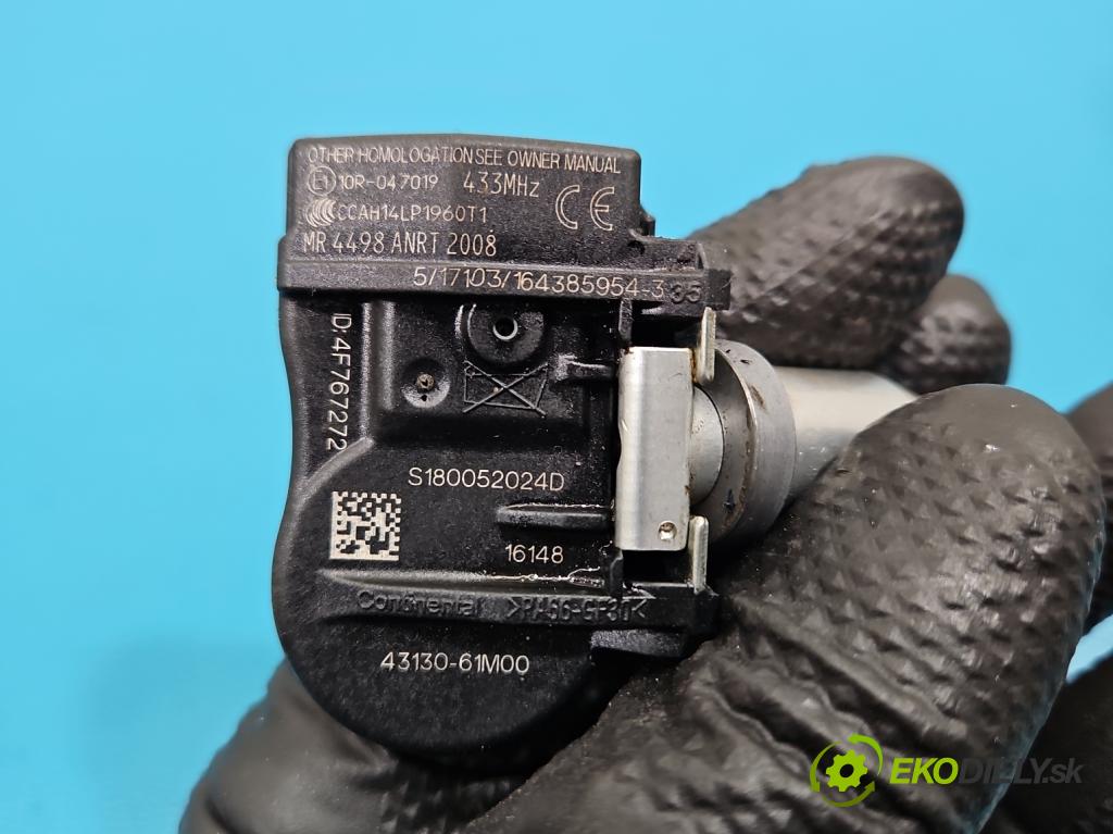 Suzuki Vitara II 2015- 1.6 16V 120 HP manual 88 kW 1586 cm3 5- snímač tlak: pneumatika 43130-61M00 (Snímač tlaku v pneumatike)