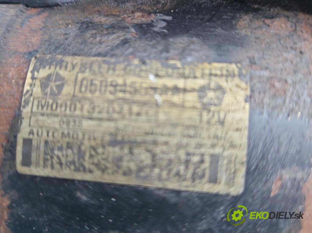 Dodge Caliber 1.8 16V 150 hp manual 110 kW 1799 cm3 5- startér: 05034555AA (Startér)