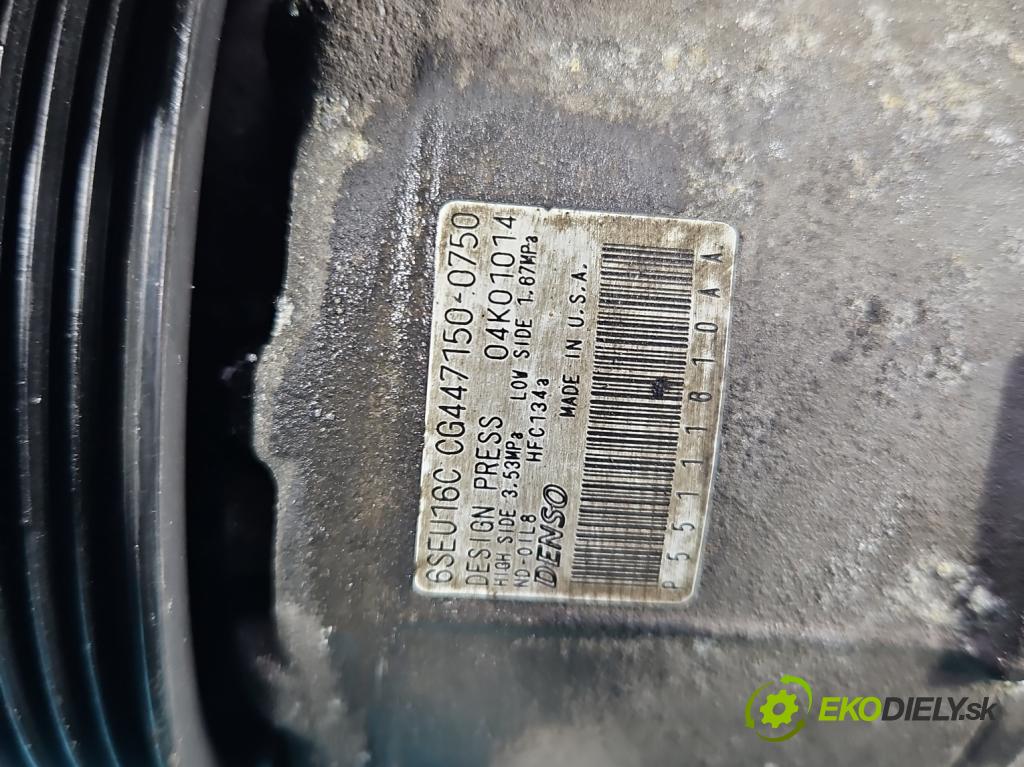 Dodge Caliber 1.8 16V 150 HP manual 110 kW 1799 cm3 5- Kompresor: klimatizácie CG447150-0750 (Kompresor klimatizácie)