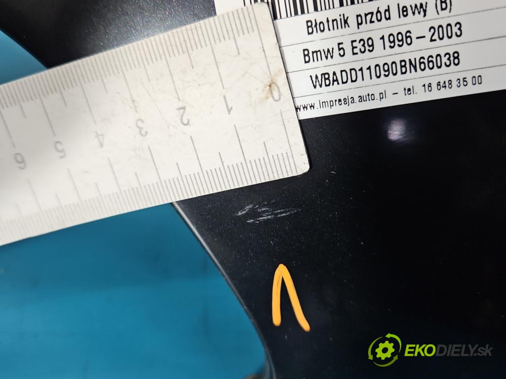 Bmw 5 E39 1996-2003 2.0 R6 150 hp manual 110 kW 1991 cm3 5- blatnik přední levý  (Levý přední blatník)