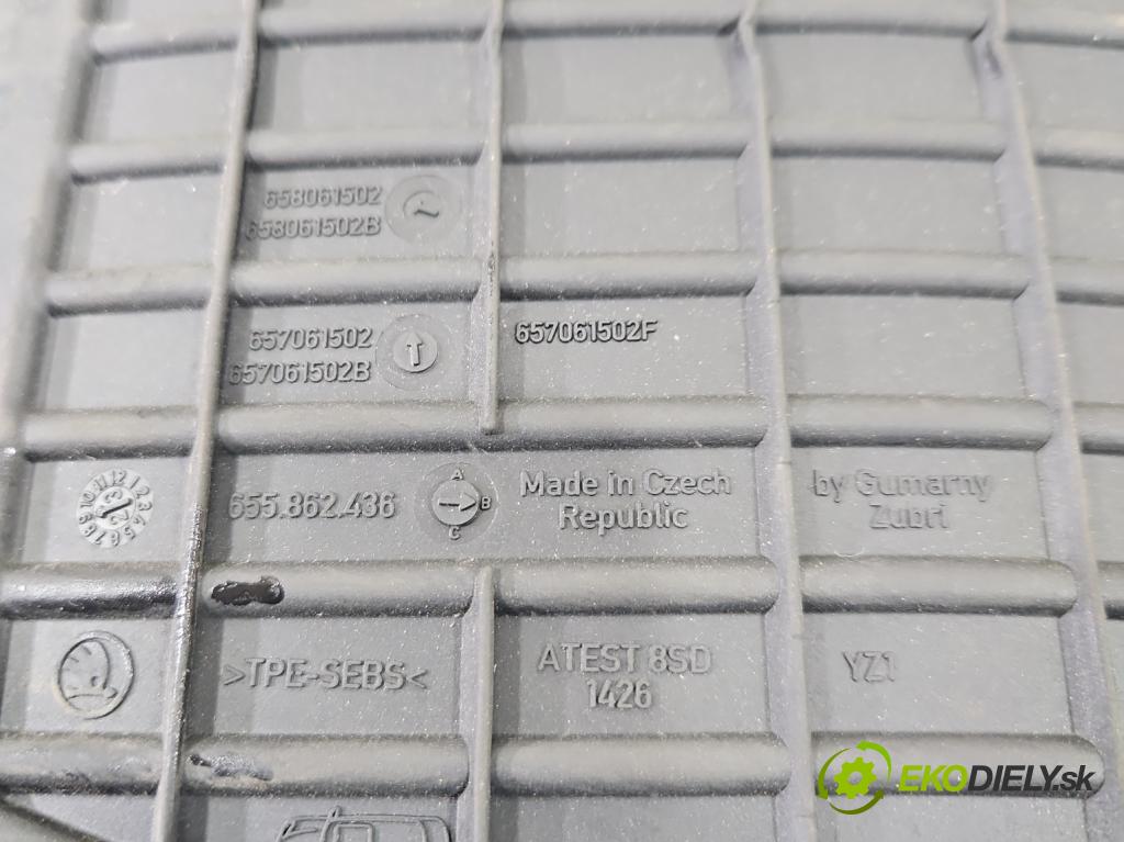 Skoda Kamiq 1.0 TSI 110 HP automatic 81 kW 999 cm3 5- Koberce: 657061502F