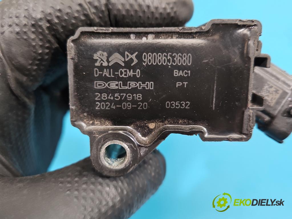 Opel Grandland 2017–2024 1.2 T 131 HP manual 96 kW 1199 cm3 5- cievka zapaľovacia 9808653680 (Zapaľovacia cievka)