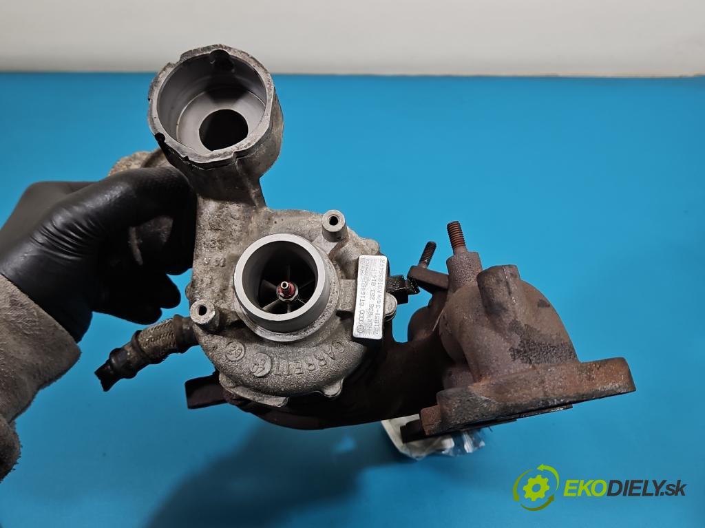 Skoda Octavia II 2004-2013 1.9 tdi (BXE) 105 HP manual 77 kW 1896 cm3 5- turbodúchadlo, turbo 751851-3 (Turbodúchadlo (kompletné))