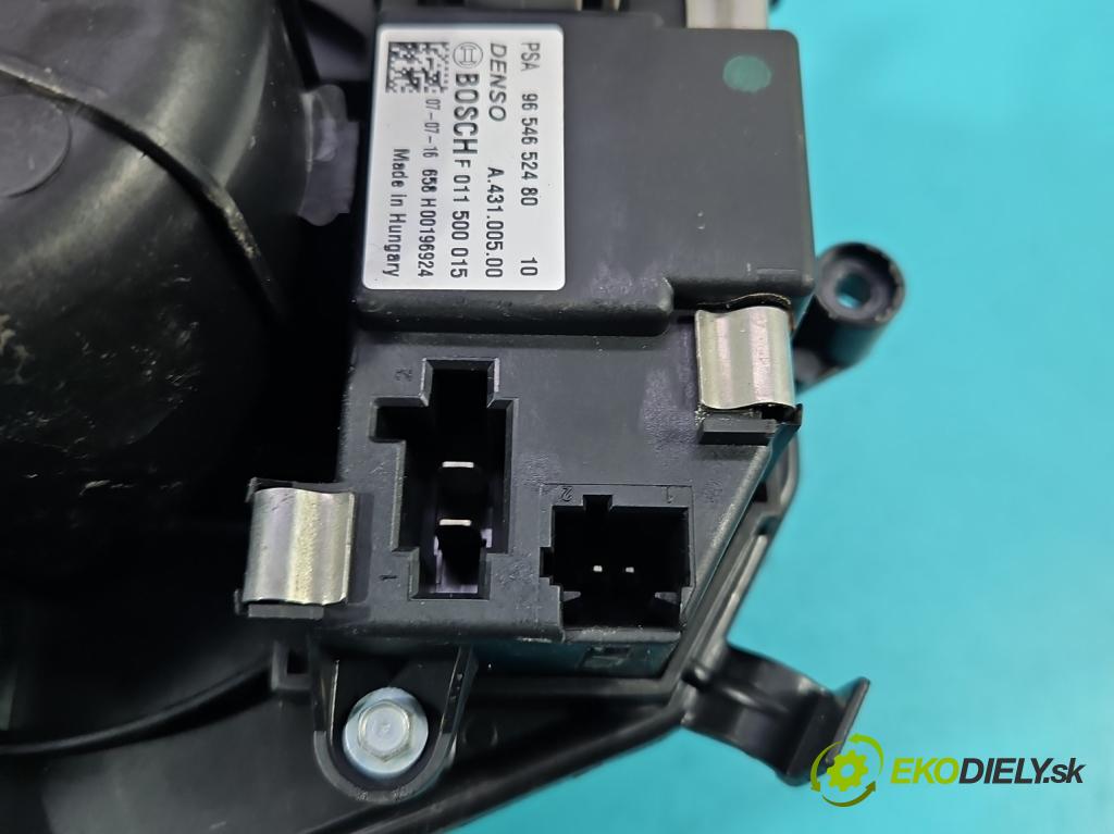 Citroen C4 Grand picasso I 2006-2013 2.0 hdi 136 HP automatic 100 kW 1997 cm3 5- ventilátor vzduchu 9654652480