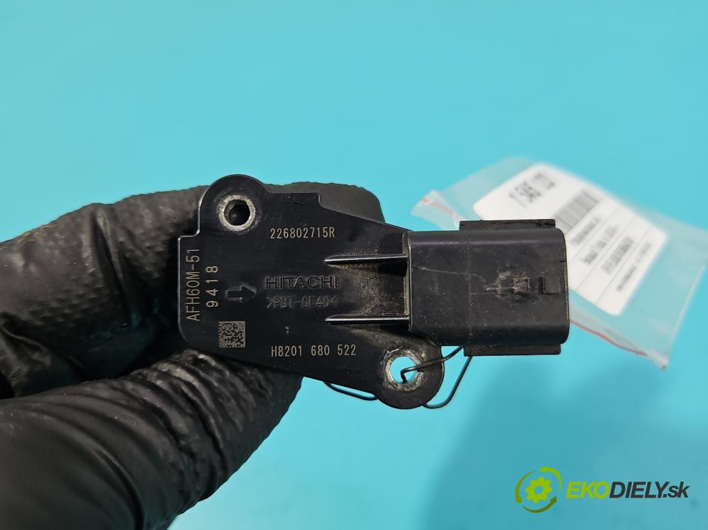 Renault Trafic III 2014 - 2.0 dci 120 HP manual 88 kW 1997 cm3 5- průtokoměr: 8201680522 (Váha vzduchu)