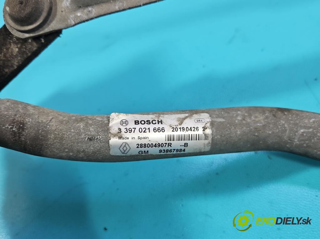 Renault Trafic III 2014 - 2.0 dci 120 HP manual 88 kW 1997 cm3 5- mechanizmus stieračov 288004907R