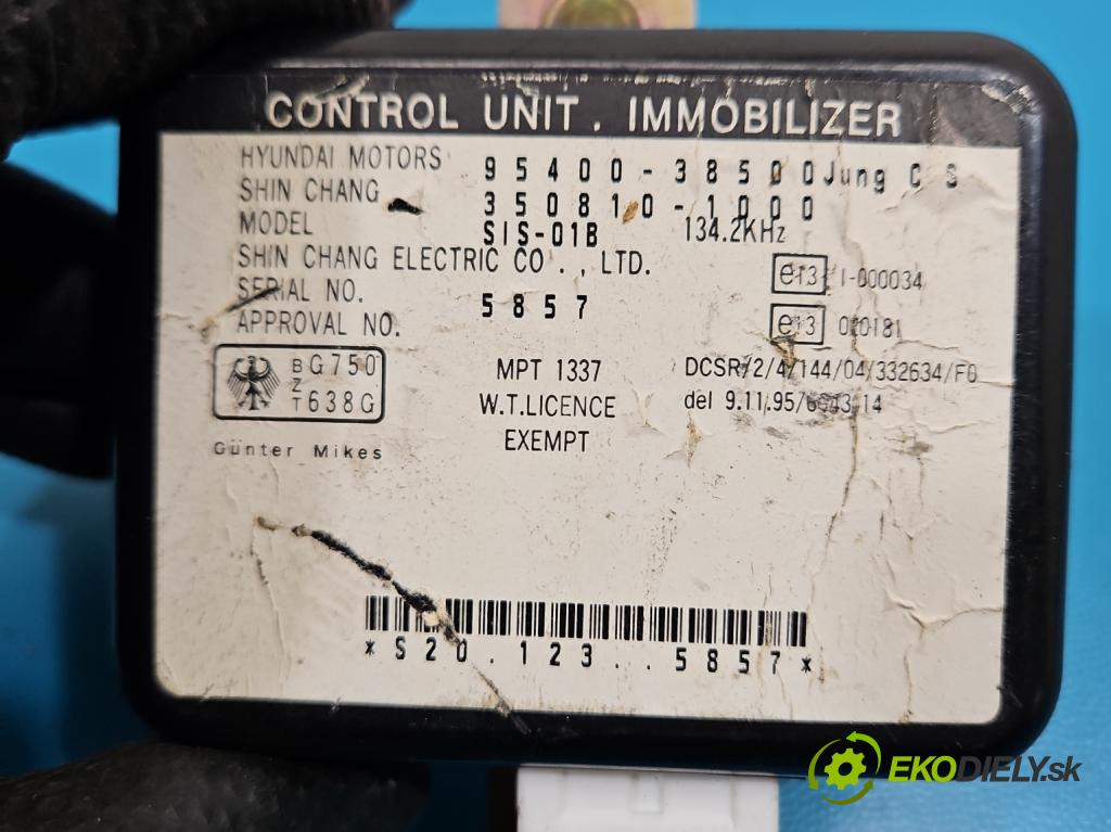 Hyundai Santa Fe 2000-2006 2.4 16V 150 HP manual 110 kW 2400 cm3 5- riadiaca jednotka motora 39121-38410