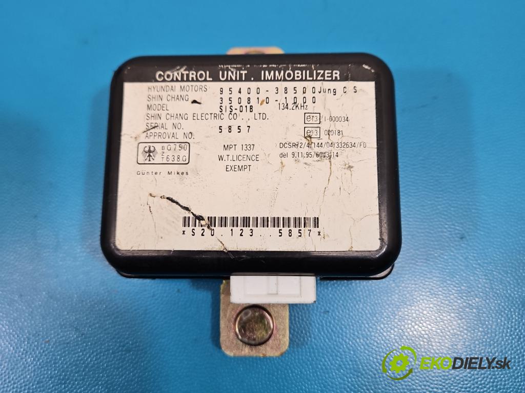 Hyundai Santa Fe 2000-2006 2.4 16V 150 HP manual 110 kW 2400 cm3 5- riadiaca jednotka motora 39121-38410