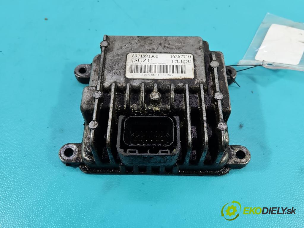 Opel Astra II 1998-2009 1.7 dti 75 HP manual 55 kW 1686 cm3 5- riadiaca jednotka ostatné 8971891360