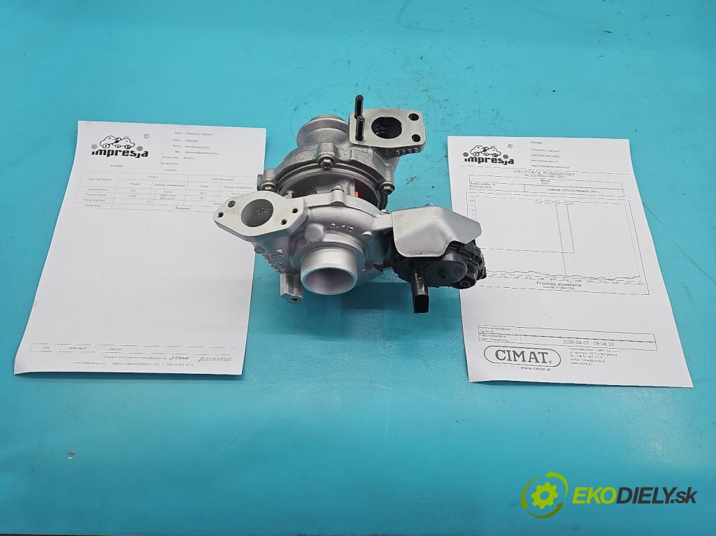 Toyota Proace City 1.5 D4D 131 hp automatic 96 kW 1499 cm3 5- Turbodmychadlo repasováno 853603-2