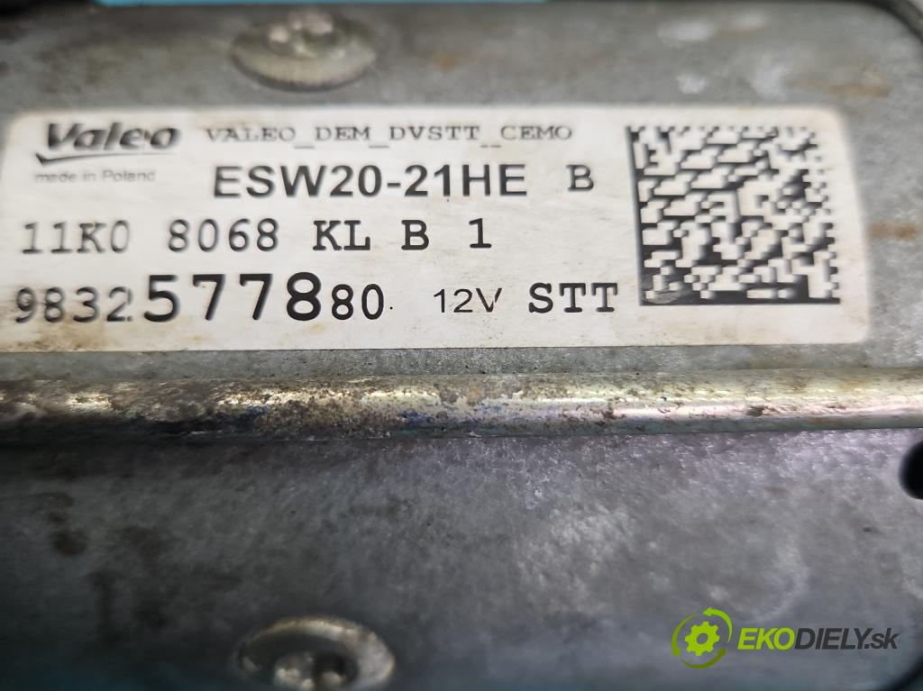 Toyota Proace City 1.5 D4D 131 HP automatic 96 kW 1499 cm3 5- štartér 9832577880 (Štartér)