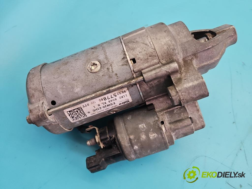 Toyota Proace City 1.5 D4D 131 HP automatic 96 kW 1499 cm3 5- štartér 9832577880 (Štartér)