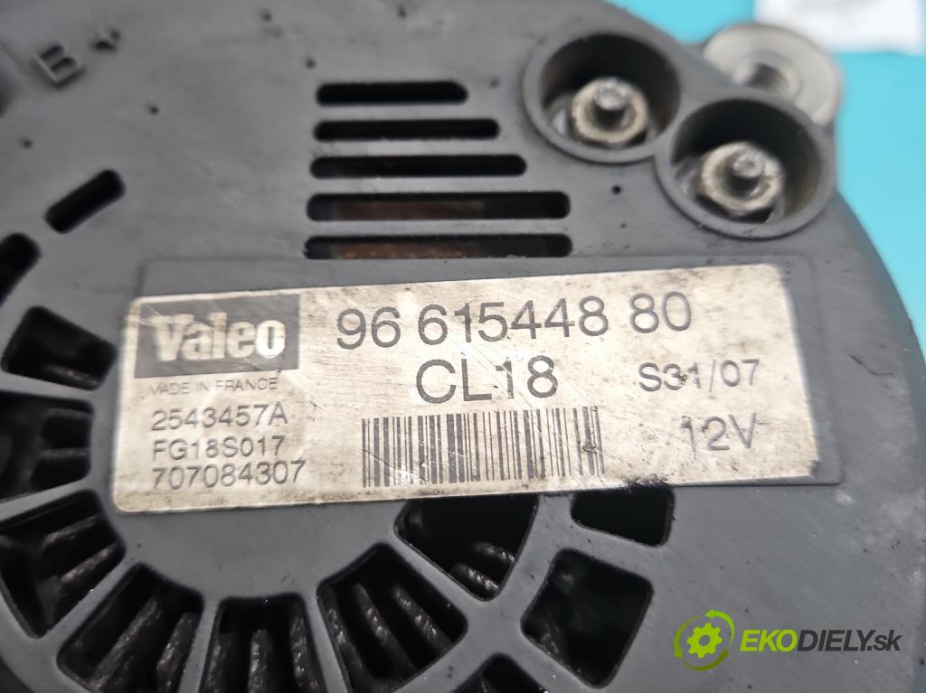 Citroen C4 Grand picasso I 2006-2013 2.0 hdi 136 HP automatic 100 kW 1997 cm3 5- Alternator 9661544880 (Alternátor)