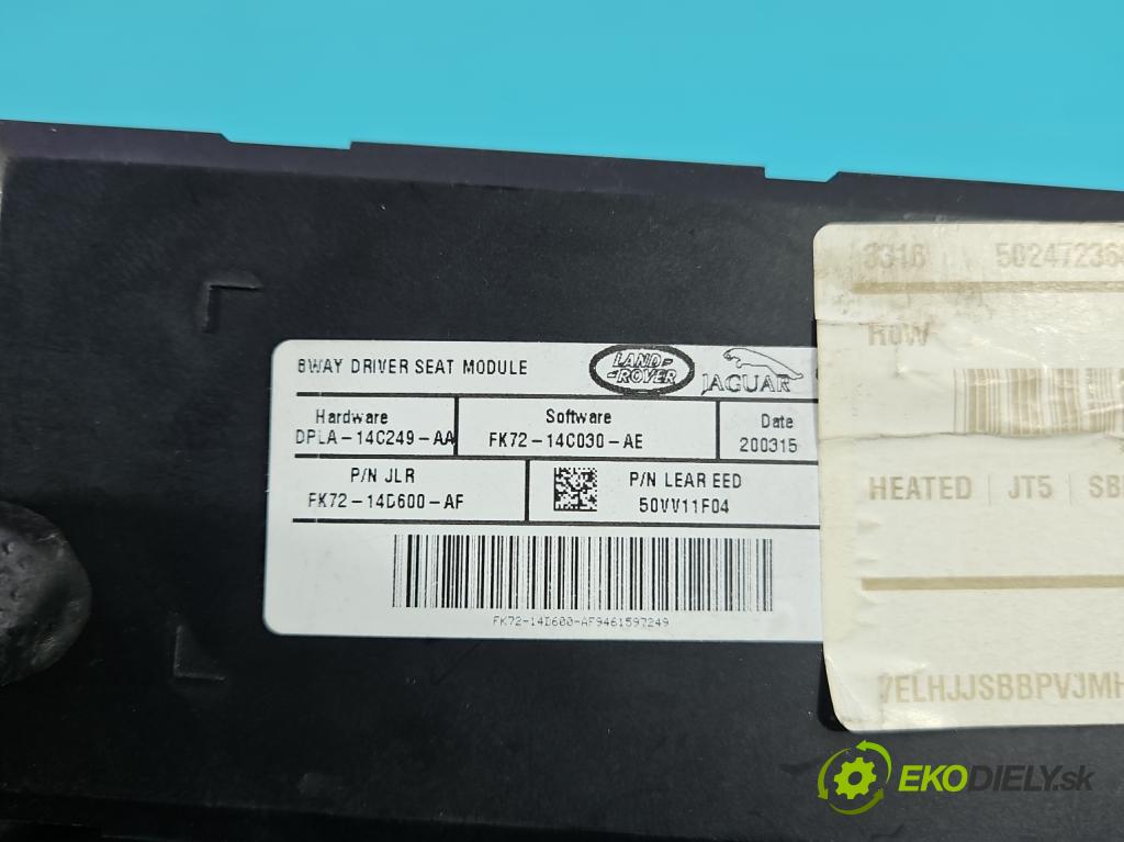 Jaguar XE X760 2015-2024 2.0d 179KM automatic 132 kW 1999 cm3 4- riadiaca jednotka ostatné FK72-14C030-AE