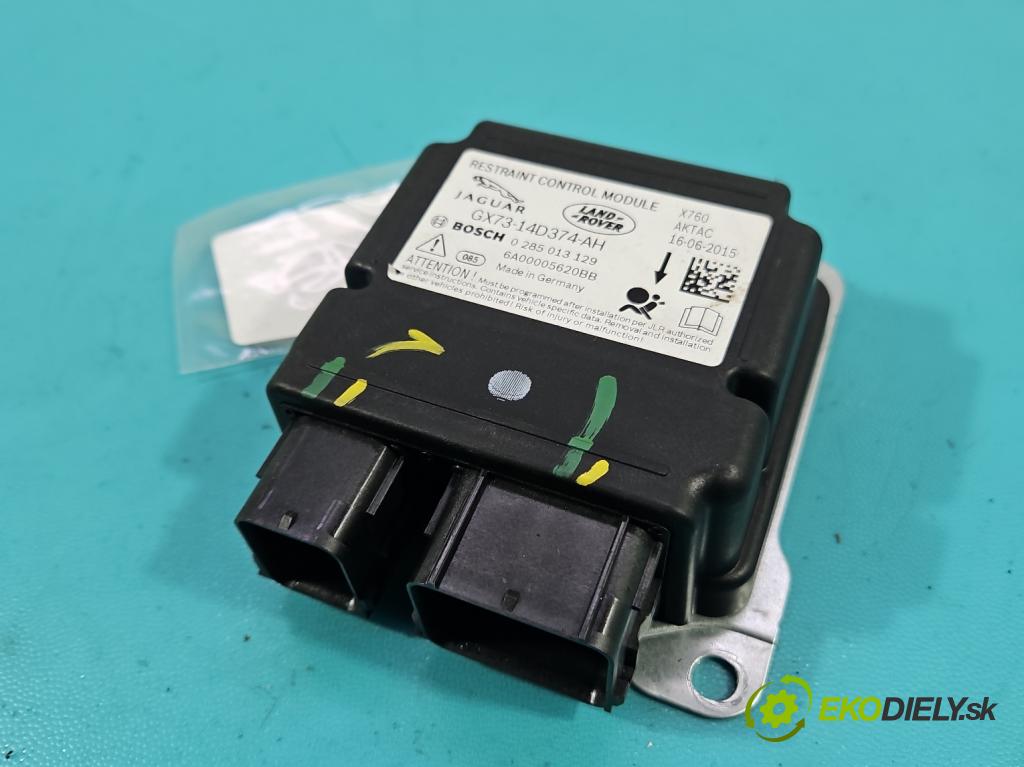 Jaguar XE X760 2015-2024 2.0d 179KM automatic 132 kW 1999 cm3 4- riadiaca jednotka vankúše: GX73-14D374-AH