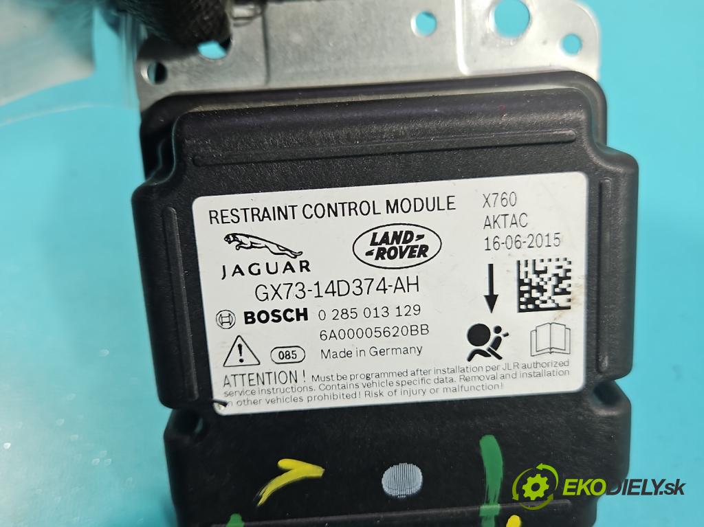 Jaguar XE X760 2015-2024 2.0d 179KM automatic 132 kW 1999 cm3 4- riadiaca jednotka vankúše: GX73-14D374-AH