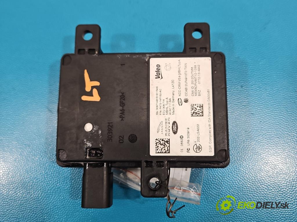 Jaguar XE X760 2015-2024 2.0d 179KM automatic 132 kW 1999 cm3 4- riadiaca jednotka ostatné FK72-14F152-AC