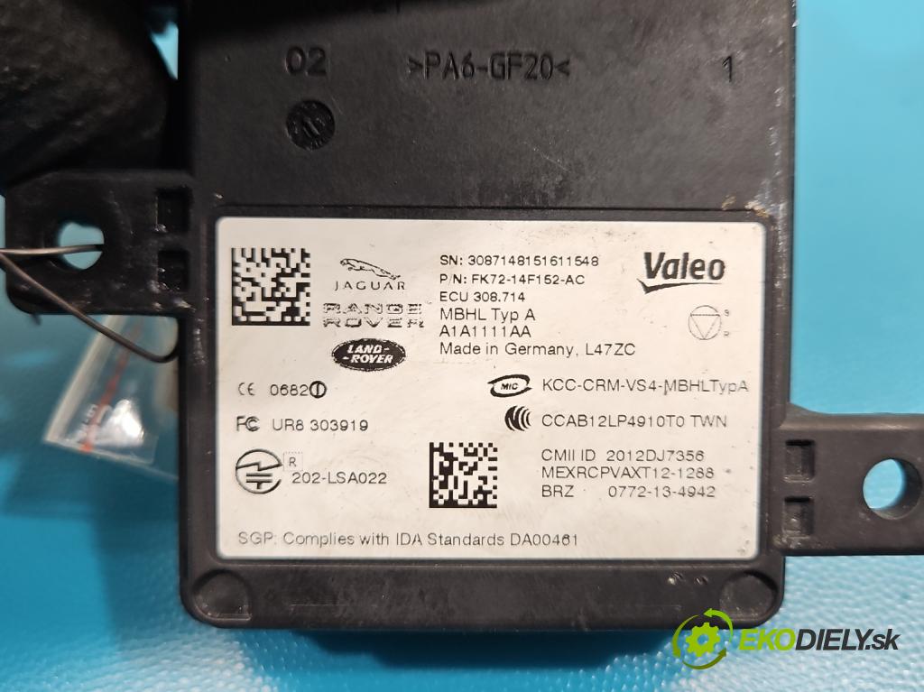 Jaguar XE X760 2015-2024 2.0d 179KM automatic 132 kW 1999 cm3 4- riadiaca jednotka ostatné FK72-14F152-AC