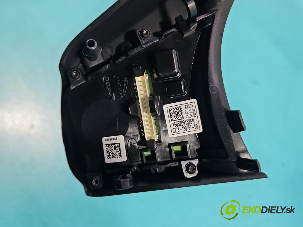 Jaguar XE X760 2015-2024 2.0d 179KM automatic 132 kW 1999 cm3 4- prepínač multifunkční: řízení: GX73-13D767-AC (Prepínacie páčky pod volantom)