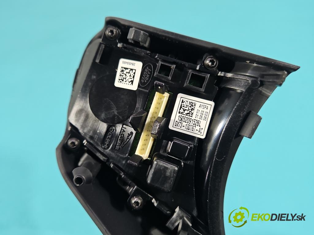 Jaguar XE X760 2015-2024 2.0d 179KM automatic 132 kW 1999 cm3 4- prepínač multifunkční: řízení: GX73-13D767-AC (Prepínacie páčky pod volantom)