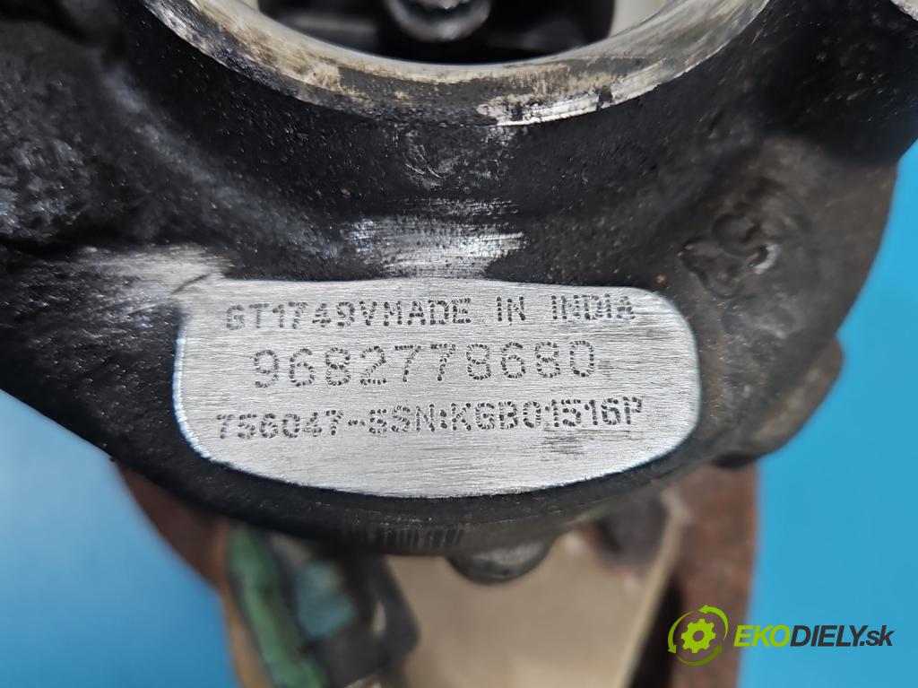 Citroen C4 Grand picasso I 2006-2013 2.0 hdi 136 HP automatic 100 kW 1997 cm3 5- turbodúchadlo, turbo 756047-5 (Turbodúchadlo (kompletné))