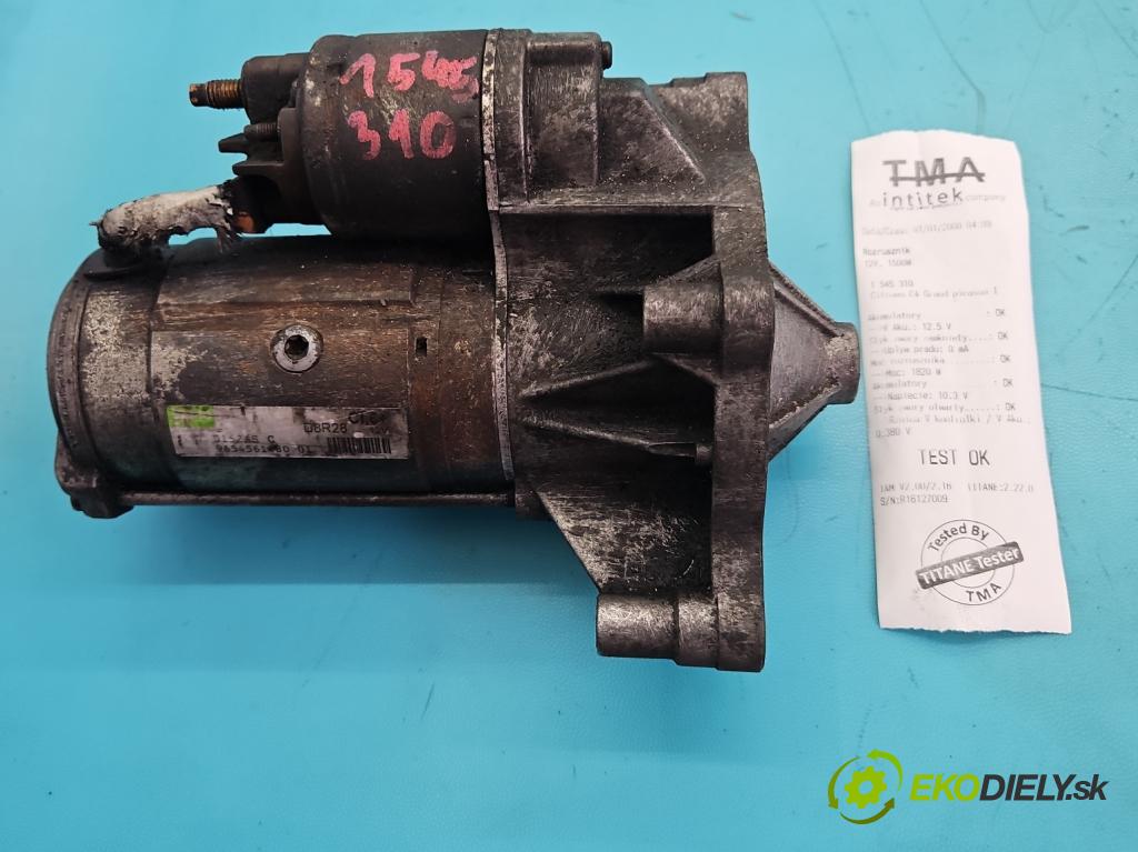 Citroen C4 Grand picasso I 2006-2013 2.0 hdi 136 HP automatic 100 kW 1997 cm3 5- štartér 9654561480 (Štartér)