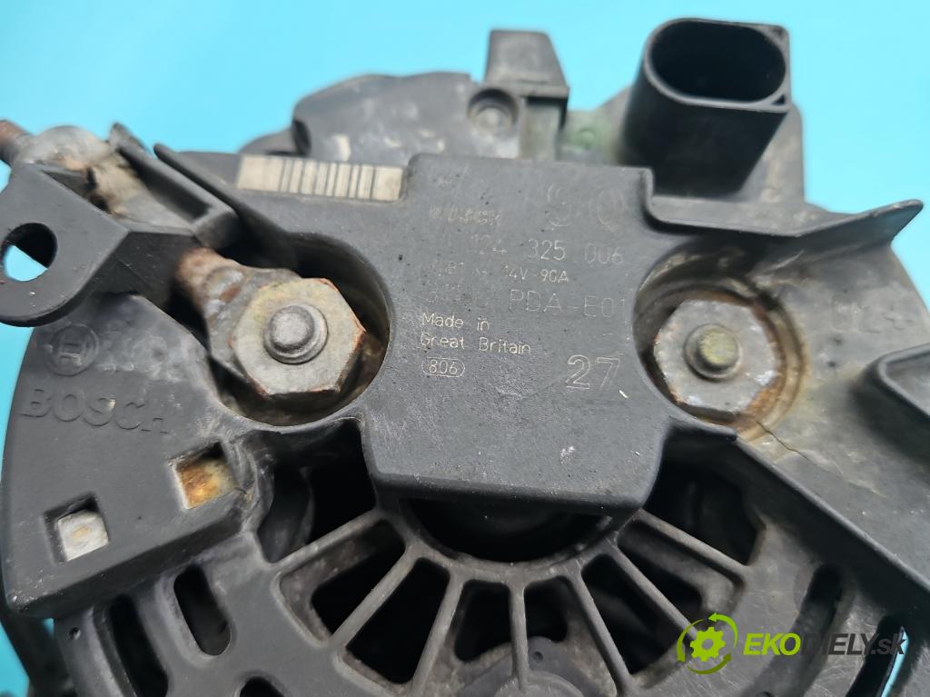 Honda Accord VI 1998-2002 1.8 16V 136hp manual 100 kW 1850 cm3 4- Alternator 0124325006 (Alternátor)