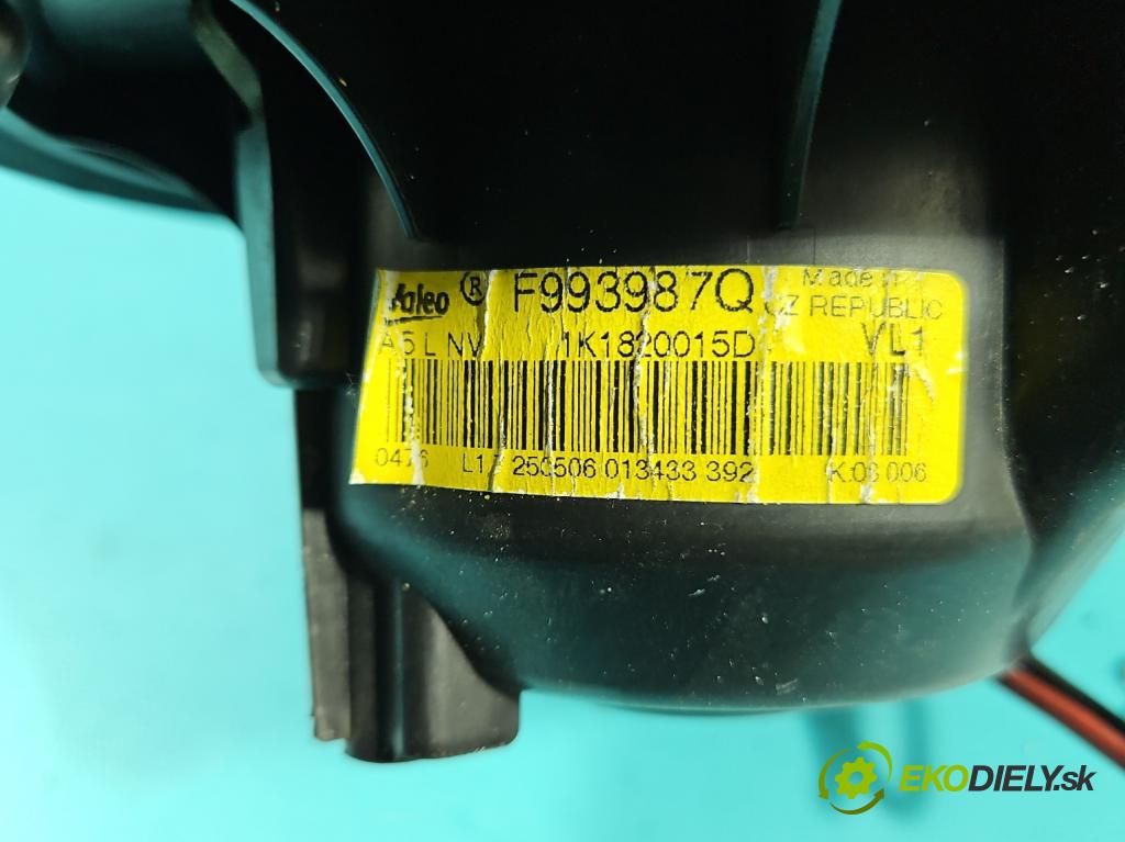 Vw Touran I 2003-2015 2.0 tdi 170 HP automatic 125 kW 1968 cm3 5- ventilátor vzduchu 1K1820015D