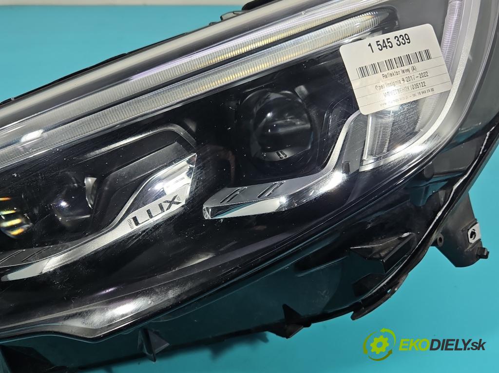 Opel Insignia B 2017-2022 2.0 cdti 209KM automatic 154 kW 1956 cm3 5- Reflektor: ľavý 662588537 (Kľučka dverí ostatné)