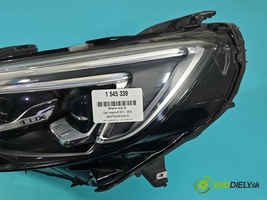 Opel Insignia B 2017-2022 2.0 cdti 209KM automatic 154 kW 1956 cm3 5- Reflektor: ľavý 662588537 (Kľučka dverí ostatné)