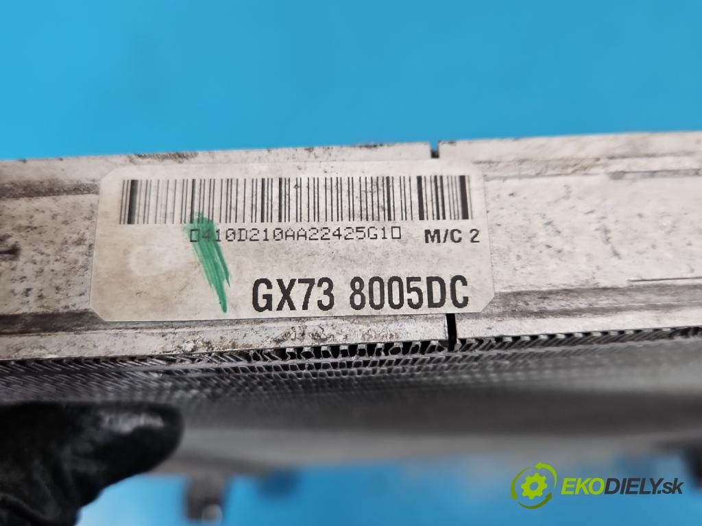 Jaguar XE X760 2015-2024 2.0d 179KM automatic 132 kW 1999 cm3 4- chladič voda: GX738005DC (Chladič vody)