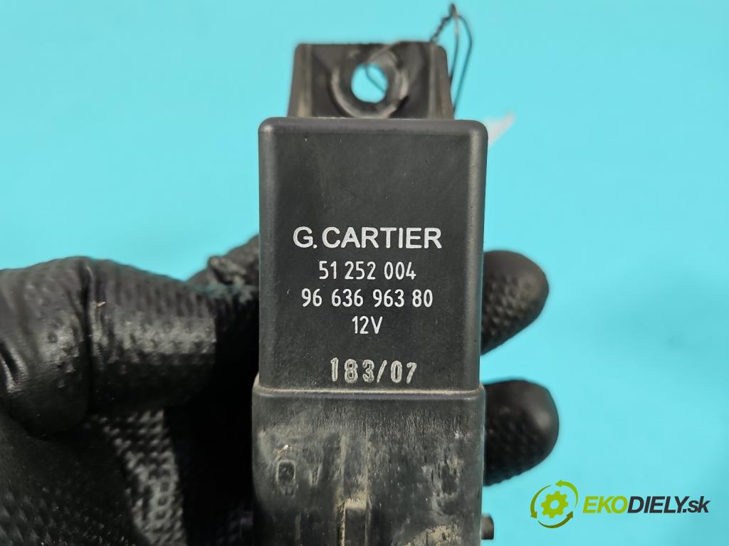 Citroen C4 Grand picasso I 2006-2013 2.0 hdi 136 HP automatic 100 kW 1997 cm3 5- Relé: svíčky: zařicích: 9663696380 (Relé)