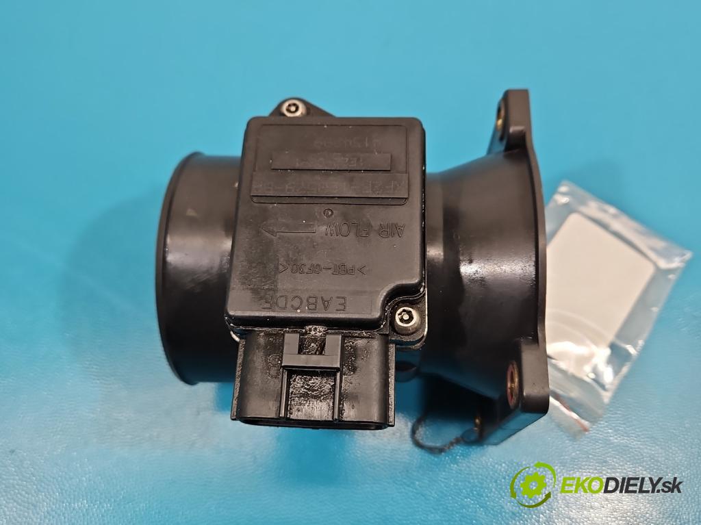 Mazda Tribute I 2000-2007 2.0 16V 124hp manual 91 kW 1989 cm3 5- průtokoměr: XF2F-12B576-BA (Váha vzduchu)