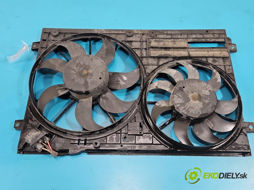 Vw Touran I 2003-2015 2.0 tdi 170 hp automatic 125 kW 1968 cm3 5- ventilátor chladič 1K0121223