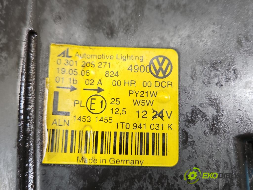 Vw Touran I 2003-2015 2.0 tdi 170 HP automatic 125 kW 1968 cm3 5- Reflektor: ľavý 0301205271 (Kľučka dverí ostatné)