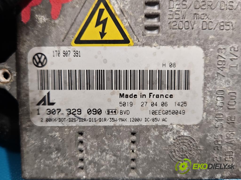 Vw Touran I 2003-2015 2.0 tdi 170 HP automatic 125 kW 1968 cm3 5- střídač: xenon 1307329090 (Riadiaca jednotka xenónu)