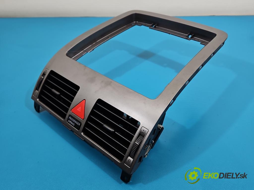 Vw Touran I 2003-2015 2.0 tdi 170 HP automatic 125 kW 1968 cm3 5- Mřížka: kúrenia stredová 1T1819728C (Mriežka kúrenia (fukár))