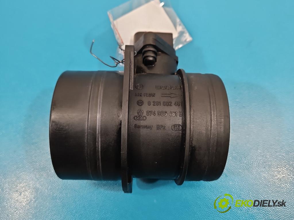 Vw Touran I 2003-2015 2.0 tdi 170 HP automatic 125 kW 1968 cm3 5- průtokoměr: 0281002461 (Váha vzduchu)