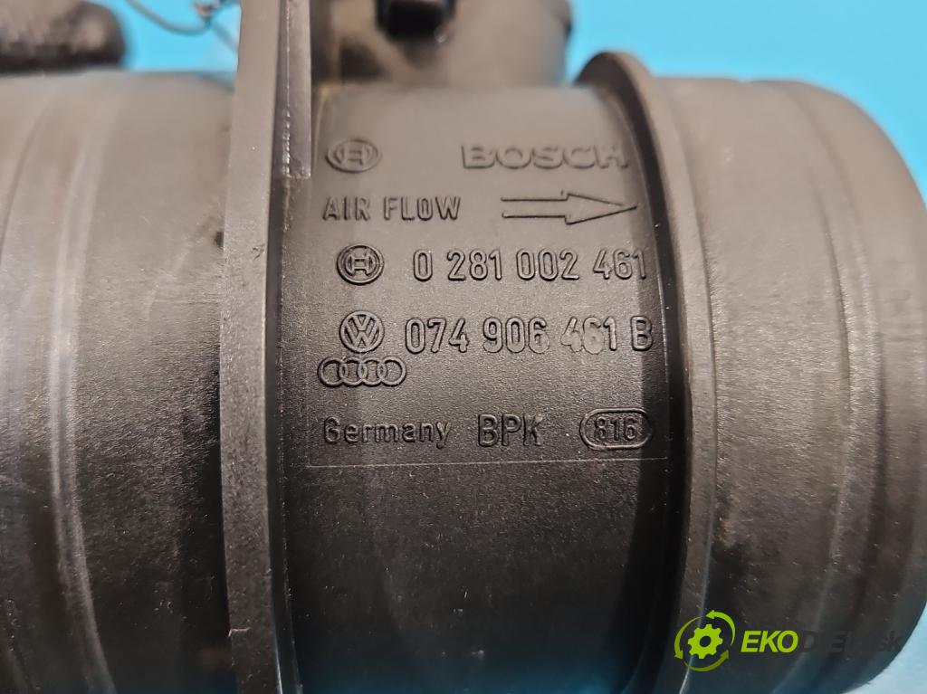 Vw Touran I 2003-2015 2.0 tdi 170 HP automatic 125 kW 1968 cm3 5- průtokoměr: 0281002461 (Váha vzduchu)