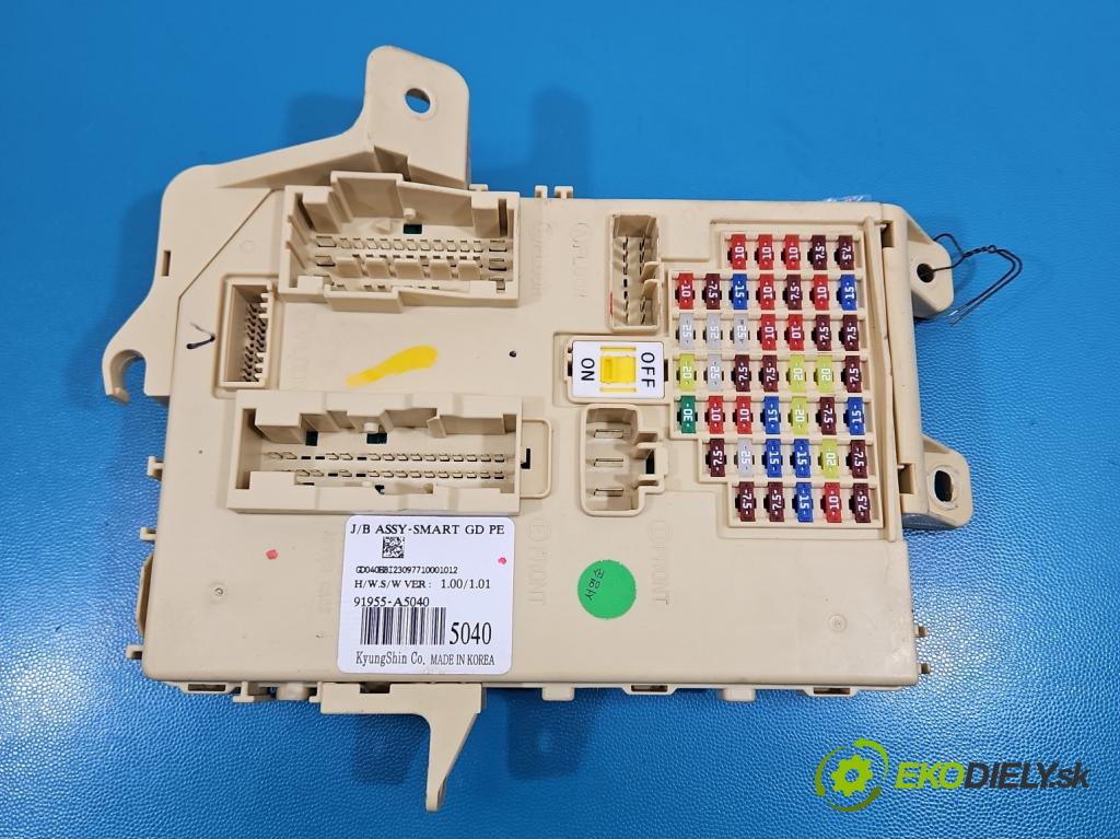 Hyundai I30 II 2012-2016 1.6 crdi 110 HP manual 81 kW 1582 cm3 5- riadiaca jednotka ostatné 91955-A5040