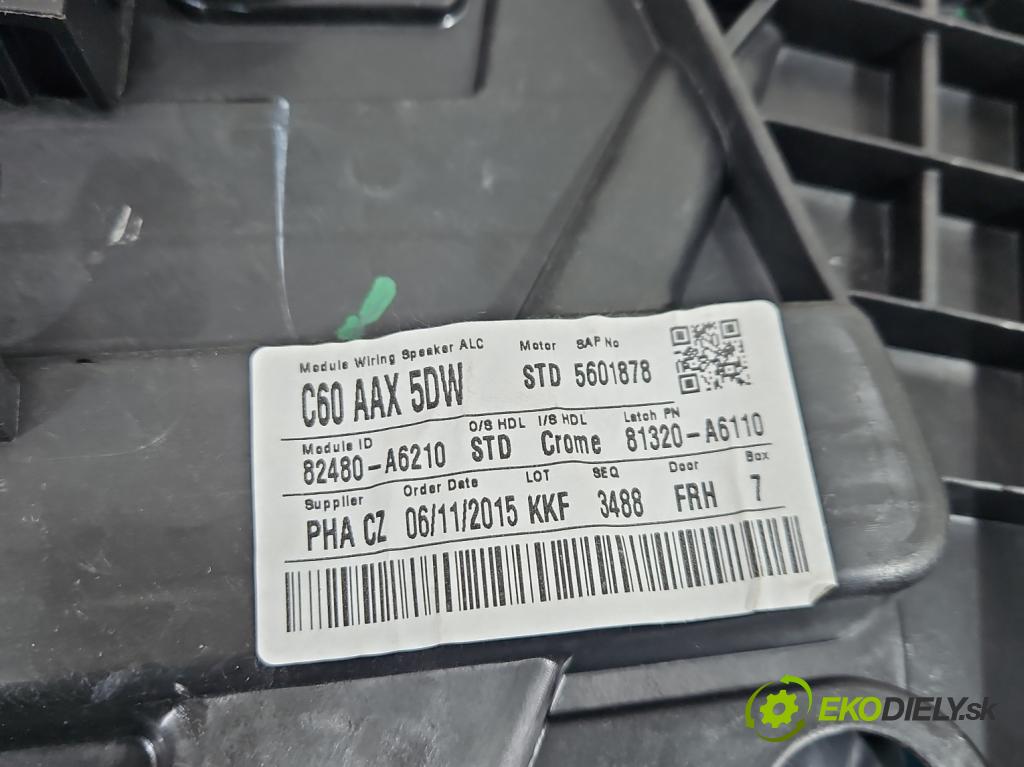 Hyundai I30 II 2012-2016 1.6 crdi 110 HP manual 81 kW 1582 cm3 5- mechanizmus okna predné pravý 82460-A5000