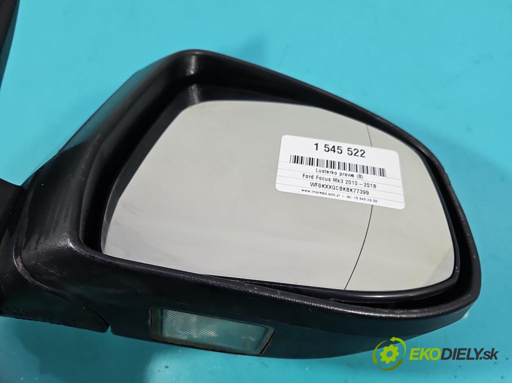 Ford Focus Mk3 2010-2018 1.6 tdci 95 HP manual 70 kW 1560 cm3 5- zrkadlo pravé  (Kľučka dverí ostatné)
